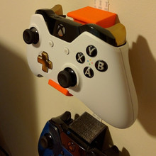Xboxone SW WiiU Pro PS34挂墙手柄支架背胶螺钉款 3D打印可定制