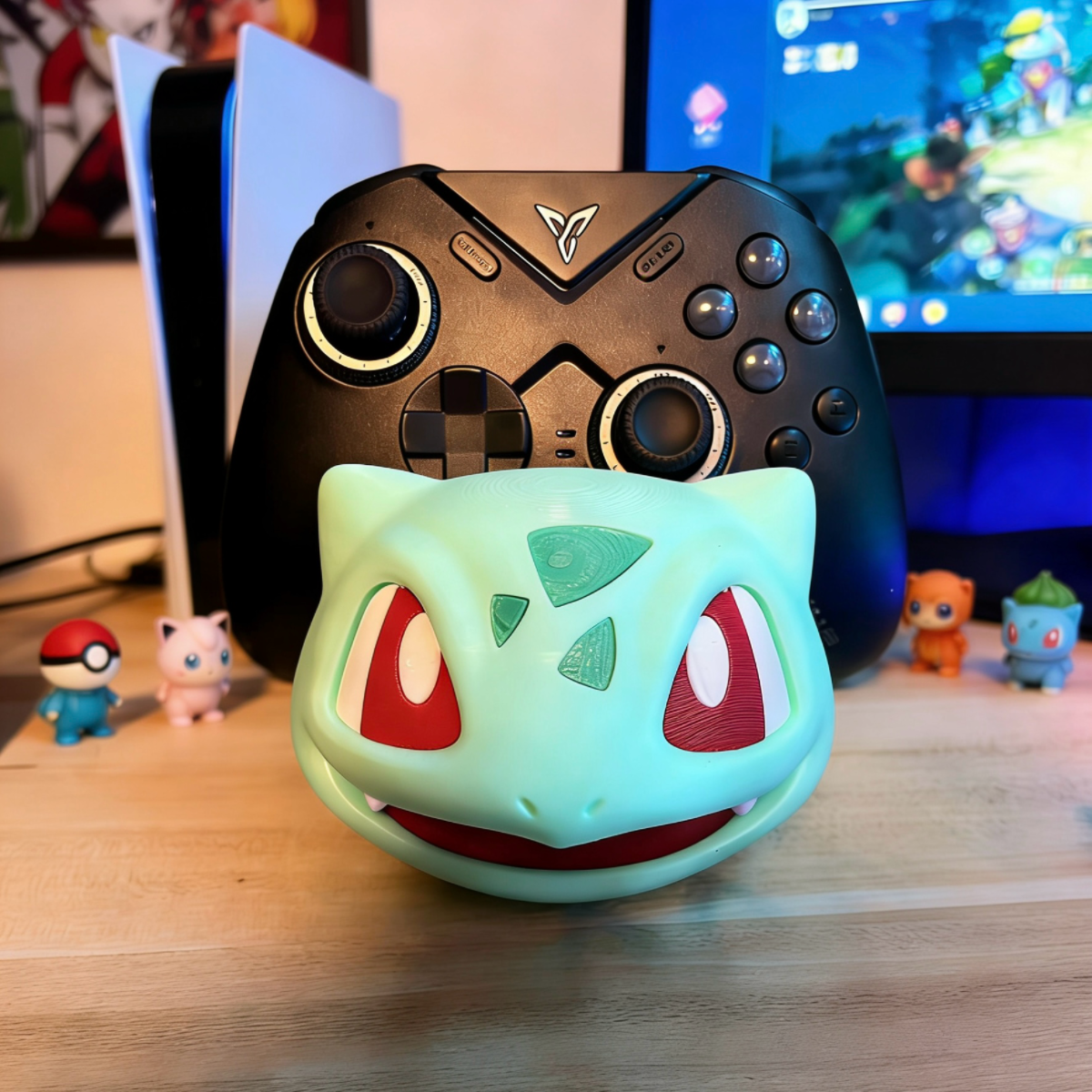 通用游戏手柄支架PSxbox创意switch飞智周边配件底座手柄妙蛙种子