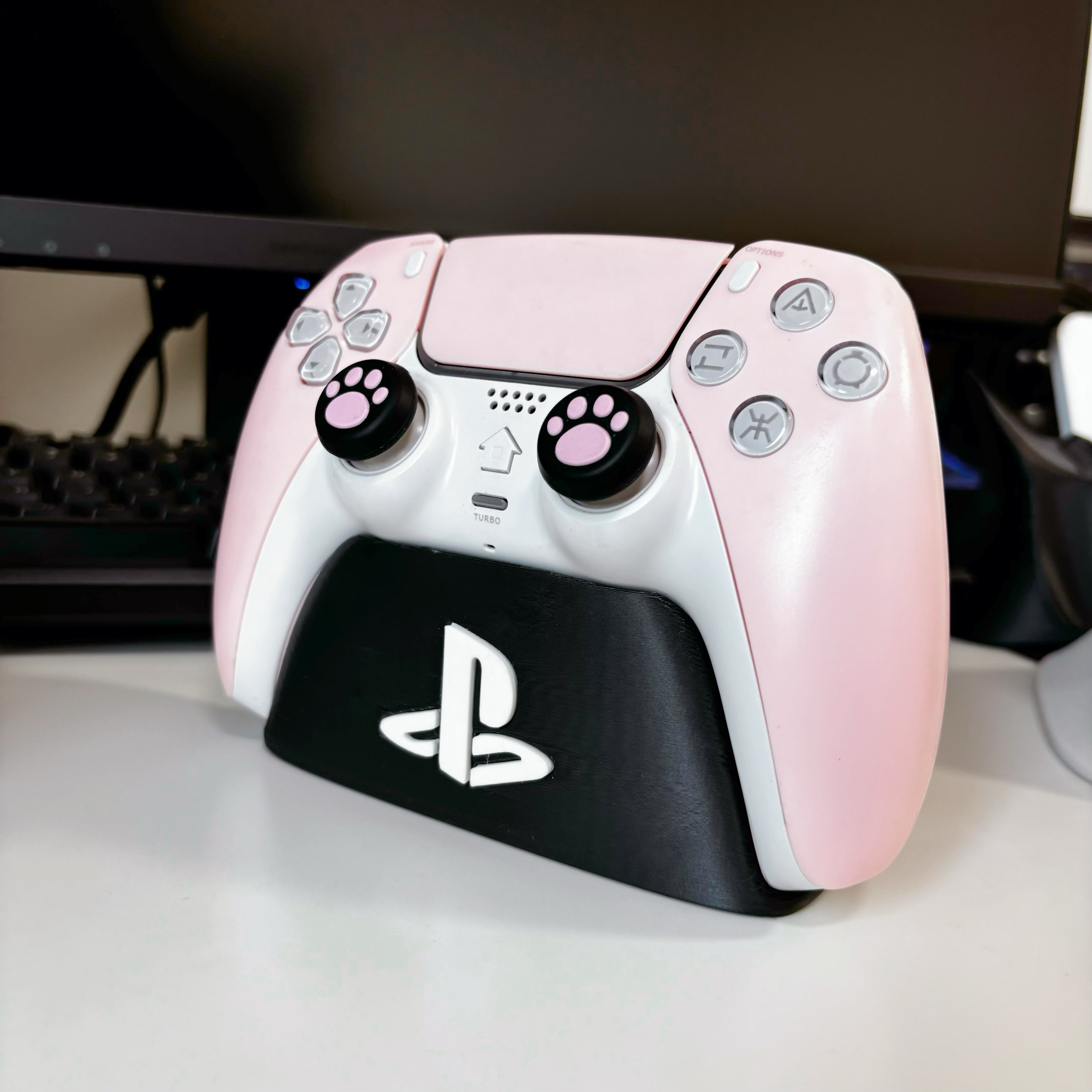 PS5手柄支架收纳架游戏手柄底座索尼手柄全贴合展示架游戏收纳架
