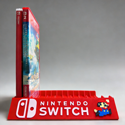 switch实体游戏卡1 2通用桌面收纳整理展示盒马里奥周边12卡带盒