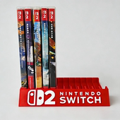 Switch2实体卡带盒任天堂游戏收纳架3D打印个性 化定制1代通用底座