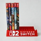 Switch2实体卡带盒任天堂游戏收纳架3D打印个性 化定制1代通用底座