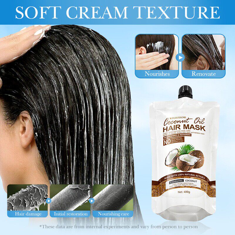椰子油发膜 Nourishing Coconut Oil Hair Mask Smooth Nourish