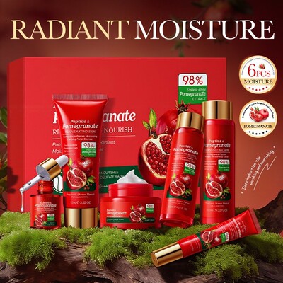 红石榴多肽6件套 Pomegranate Peptide 6-piece Set Moisturizing