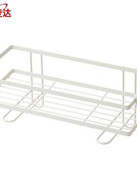 优麦达Y6139铁艺马桶置物架卫生间免打孔马桶杂物存放架白色34*15