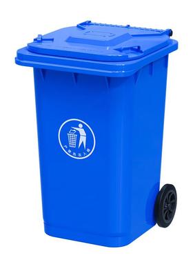 科力邦(Kelibang)户外垃圾桶翻盖果皮箱KB1003100L蓝色(个)