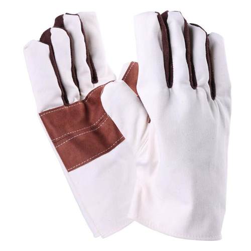 工品星帆布手套耐磨防滑隔热电焊打磨作业物流机械车间