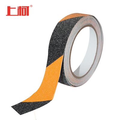 上柯W2082PVC防滑胶带楼梯地板磨砂防滑贴黑黄2.5cmx5m