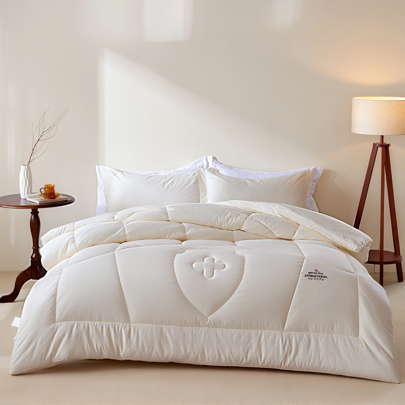 小绵羊绵柔抗菌加厚冬被双人被芯秋冬被保暖家用宿舍2m软被子8斤