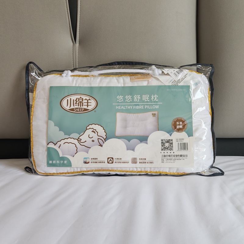 小绵羊悠悠舒眠3-6全棉四季枕头