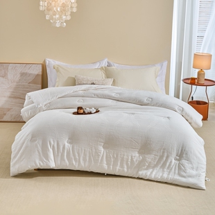 小绵羊新疆优棉冬被A类纯棉花被全棉磨毛加厚双人2m纯棉被芯棉被