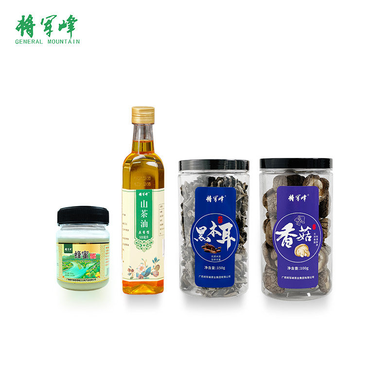 广西将军峰蜂蜜山茶油黑木耳香菇 调味干货组合