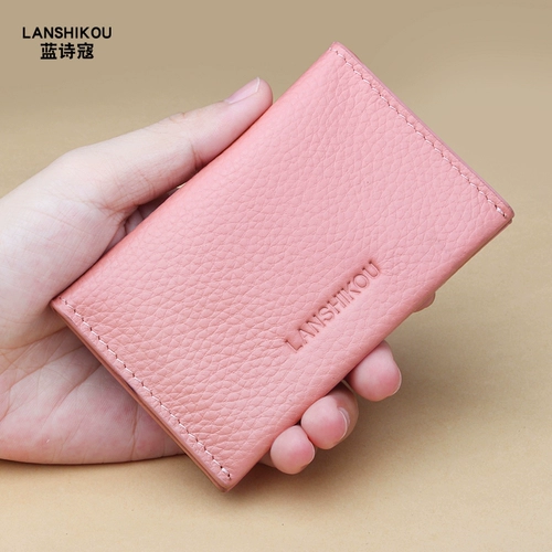 Картхолдер, сумка через плечо, маленькая сумка-органайзер, легкие и тонкие карточки, из натуральной кожи