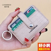 Gói thẻ siêu mỏng dành cho nữ Thẻ tín dụng nhỏ và dễ thương Gói thẻ nam gói tài liệu gói thẻ túi nhỏ bộ phiên bản Hàn Quốc - Chủ thẻ