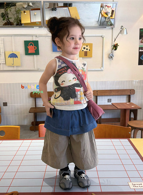 Bubble·26夏~卡通印花背心FX85116