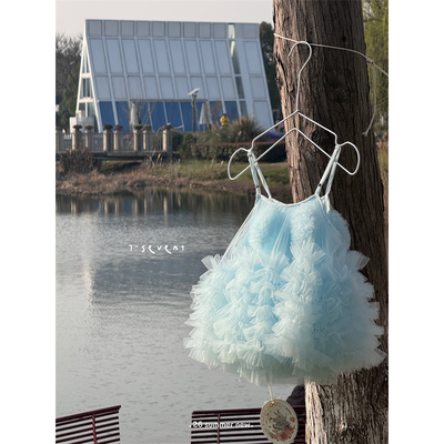 7Seven·26夏~纱纱吊带连衣裙9631