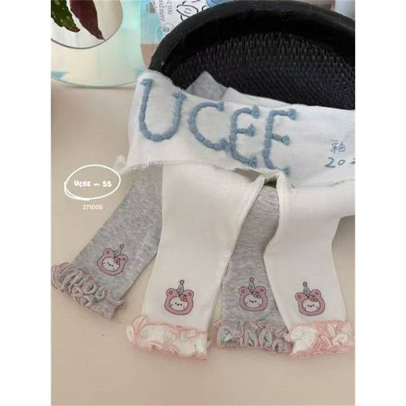 釉兮·26春～木耳花边打底裤271005,童装/婴儿装/亲子装,裤子,淘宝优惠券,粉丝福利购,淘宝优惠卷