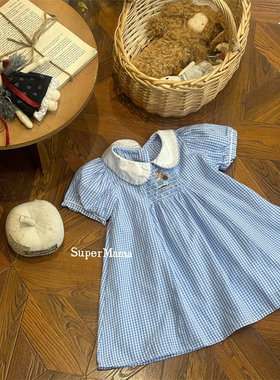 Super·26夏~小兔娃娃领长裙22100