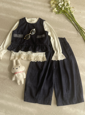 泡塔·26春~牛仔背心裤子两件套56129/86963