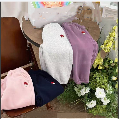 泡塔·25冬~小蘑菇加绒卫裤8182