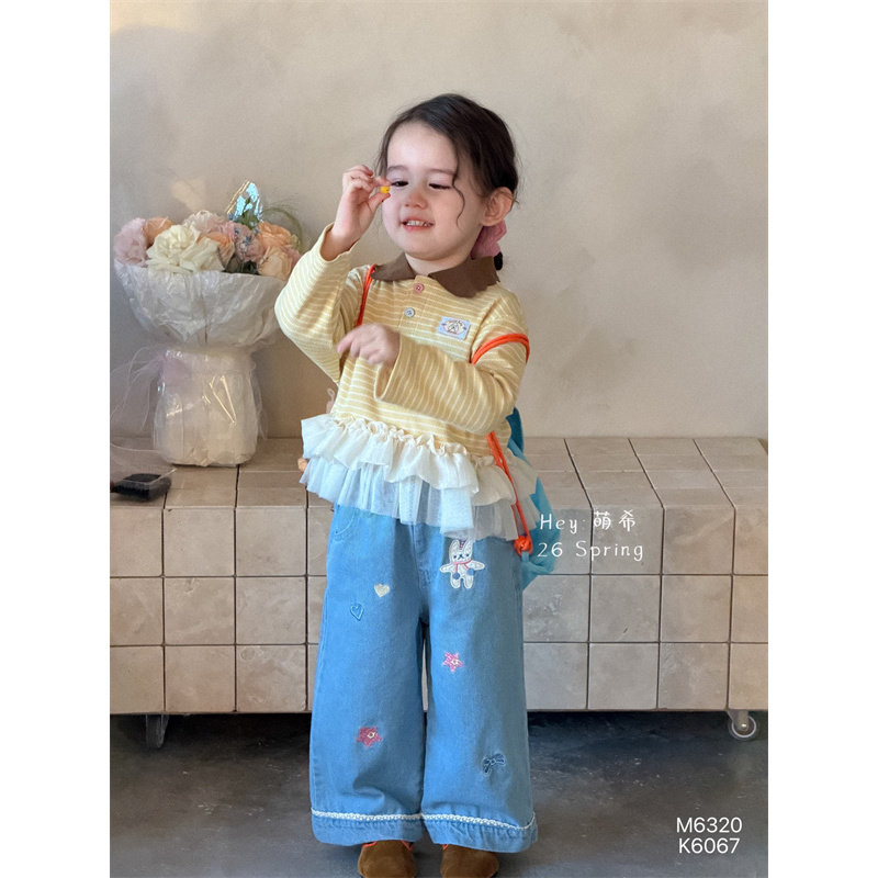 萌希·26春~小兔星星牛仔裤K6067,童装/婴儿装/亲子装,儿童牛仔裤,淘宝优惠券,粉丝福利购,淘宝优惠卷