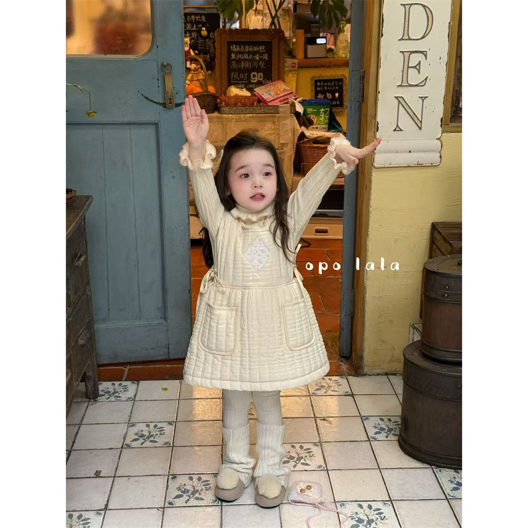 opolala·25冬~贴布马甲连衣裙77078