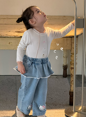 釉兮·26春～卡通屁帘牛仔裤885050