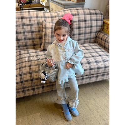 FLL·26春~贴布刺绣花朵外套54137