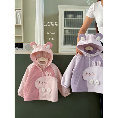 釉兮·26冬~ 萌萌兔冲锋衣两件套S6811