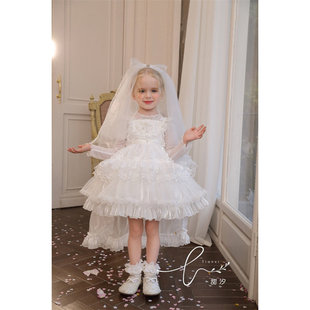 甜汐·26夏~大蝴蝶结珠珠纱裙26009