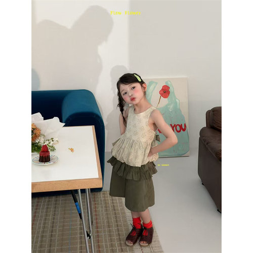 HJ·26夏~辣妹风蝴蝶结吊带小衫732209