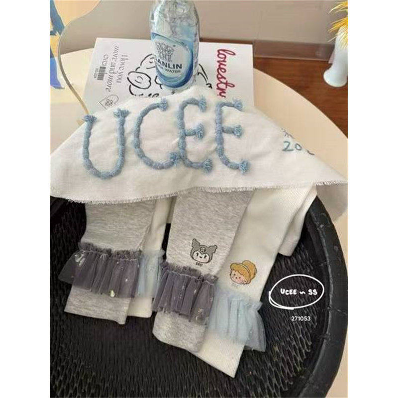 釉兮·26春～纱纱脚口打底裤271053,童装/婴儿装/亲子装,裤子,淘宝优惠券,粉丝福利购,淘宝优惠卷