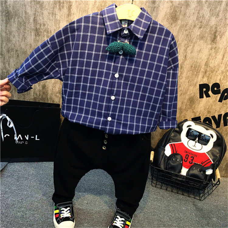 Chemise garcon à manche longue - Ref 2078502 Image 1