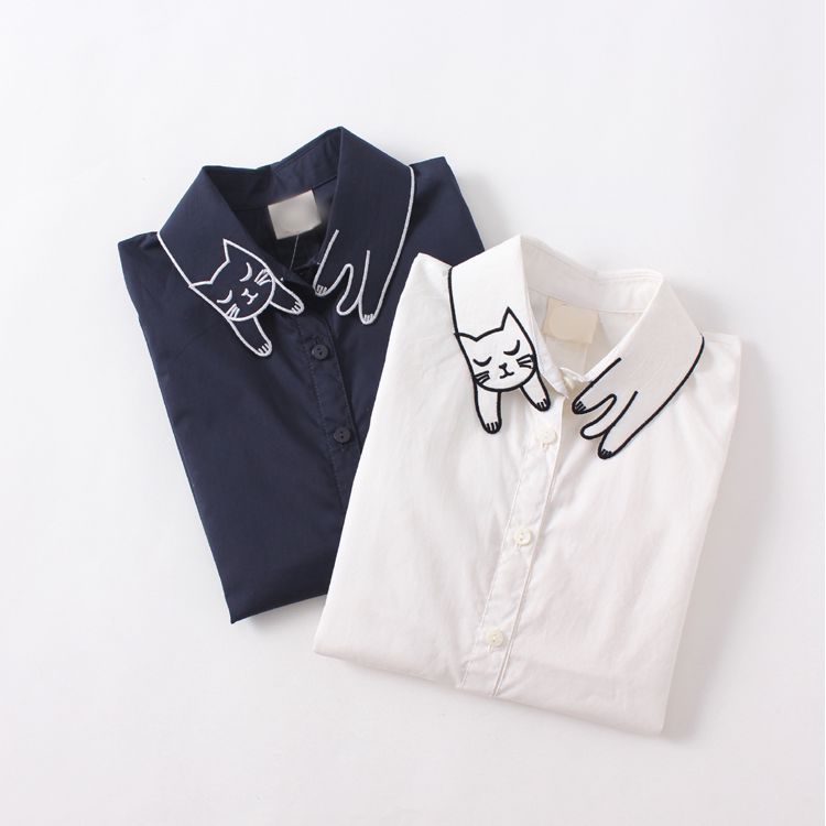 Chemise fille à manche longue - Ref 2085297 Image 1