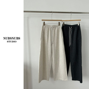 松紧腰抽绳裤 直筒裤 子25352 窄版 3.4大林自制