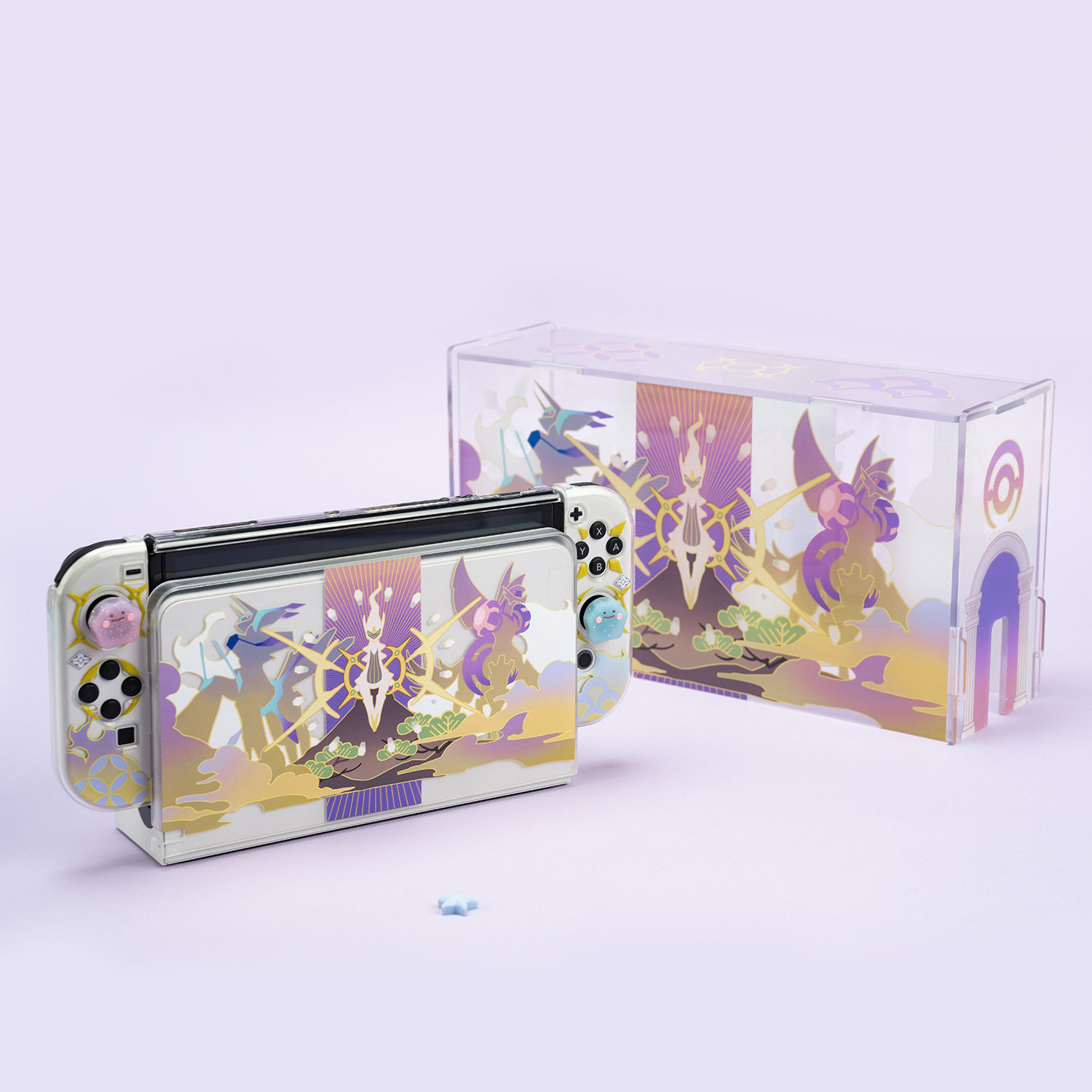 阿尔宙斯任天堂switch oled专用保护壳个性软壳NS透明保护套配件