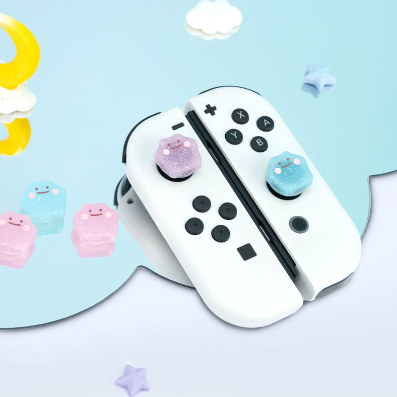 다양한 스위치 로커 캡 OLED NS LITE 귀여운 실리콘 조이 콘 로커 커버 크로스 버튼 스티커