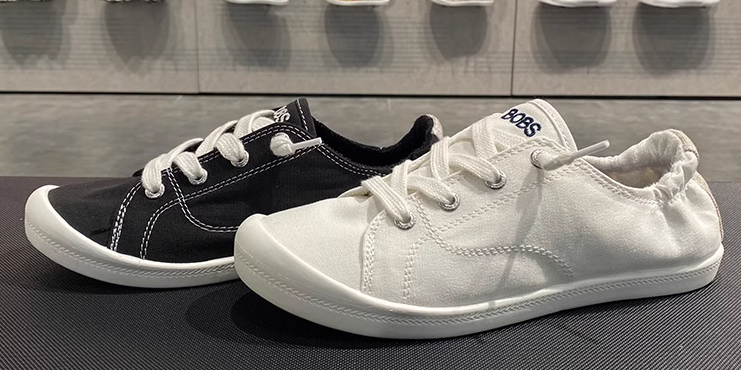 Skechers斯凯奇女子帆布鞋夏季小白鞋车缝线 113320 31963 33492