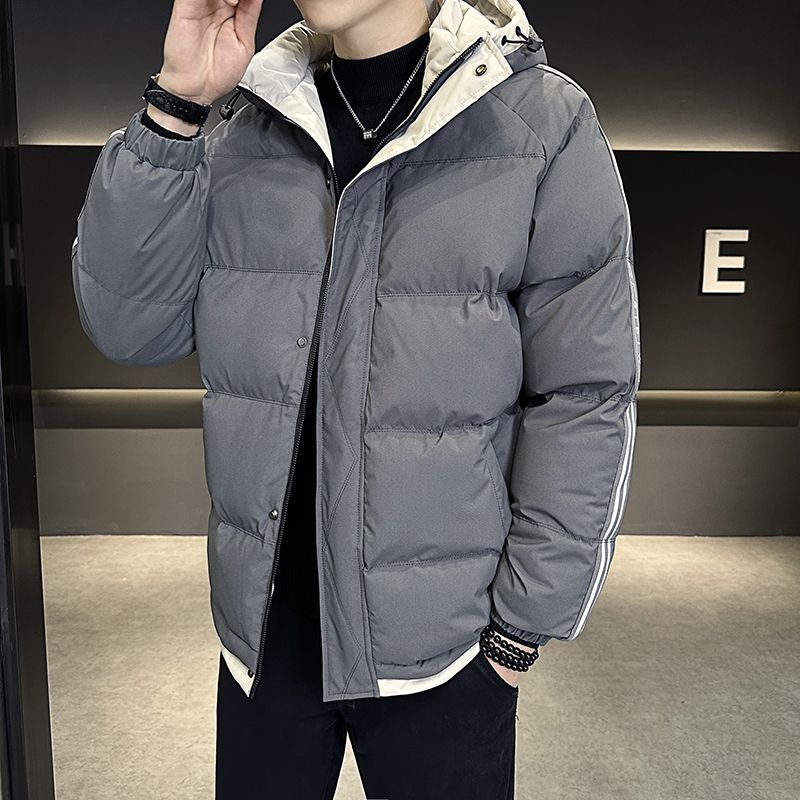 品牌清仓羽绒服男冬季新款冬装加厚潮牌工装羽绒棉服短款连帽外套