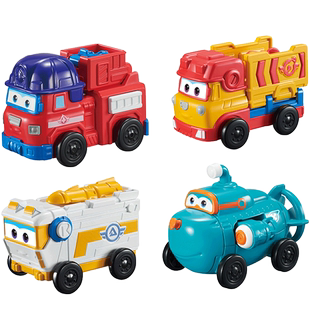 奥迪双钻超级飞侠玩具迷你载具车消防车大勇工程多利太空路奇威利