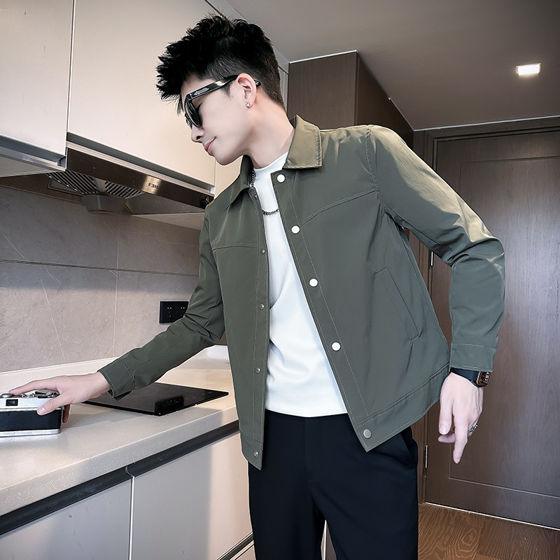 超火的爆款外套男韩版潮牌春秋季男装上衣2026新款衣服痞帅气夹克