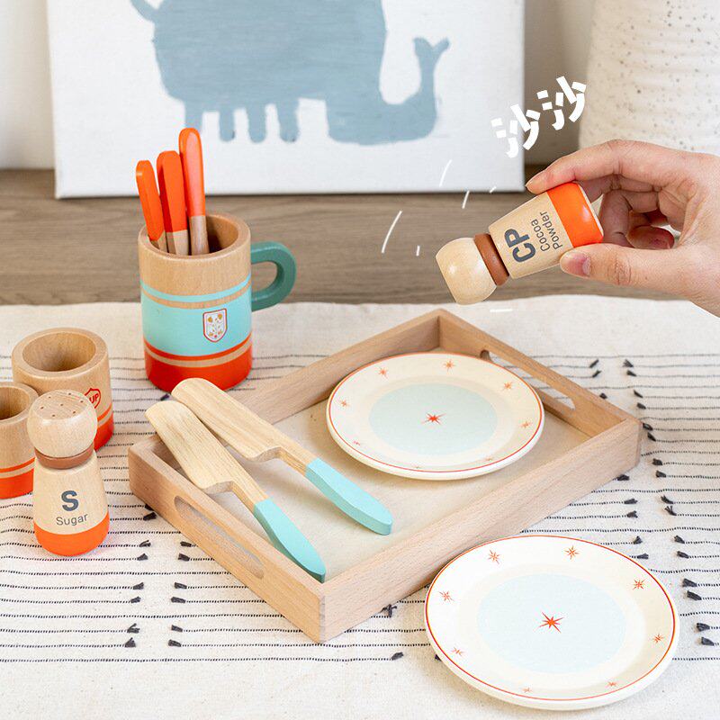 儿童木制串珠子积木幼儿园宝宝早教认知益智力穿绳穿线串串乐D-30