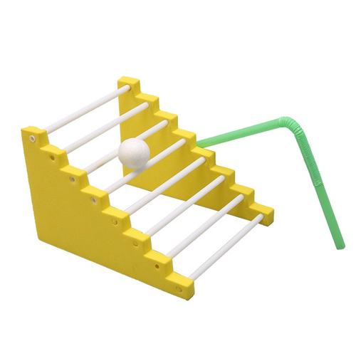 科技小制作手工diy 球球爬楼梯物理中小学生实验操作Steam材SW33