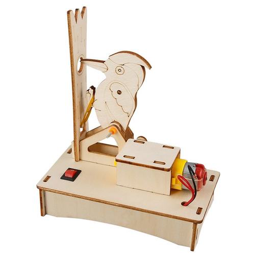 科技小制作diy电动啄木鸟 科学实验stem教育科教教具学生材料SW25