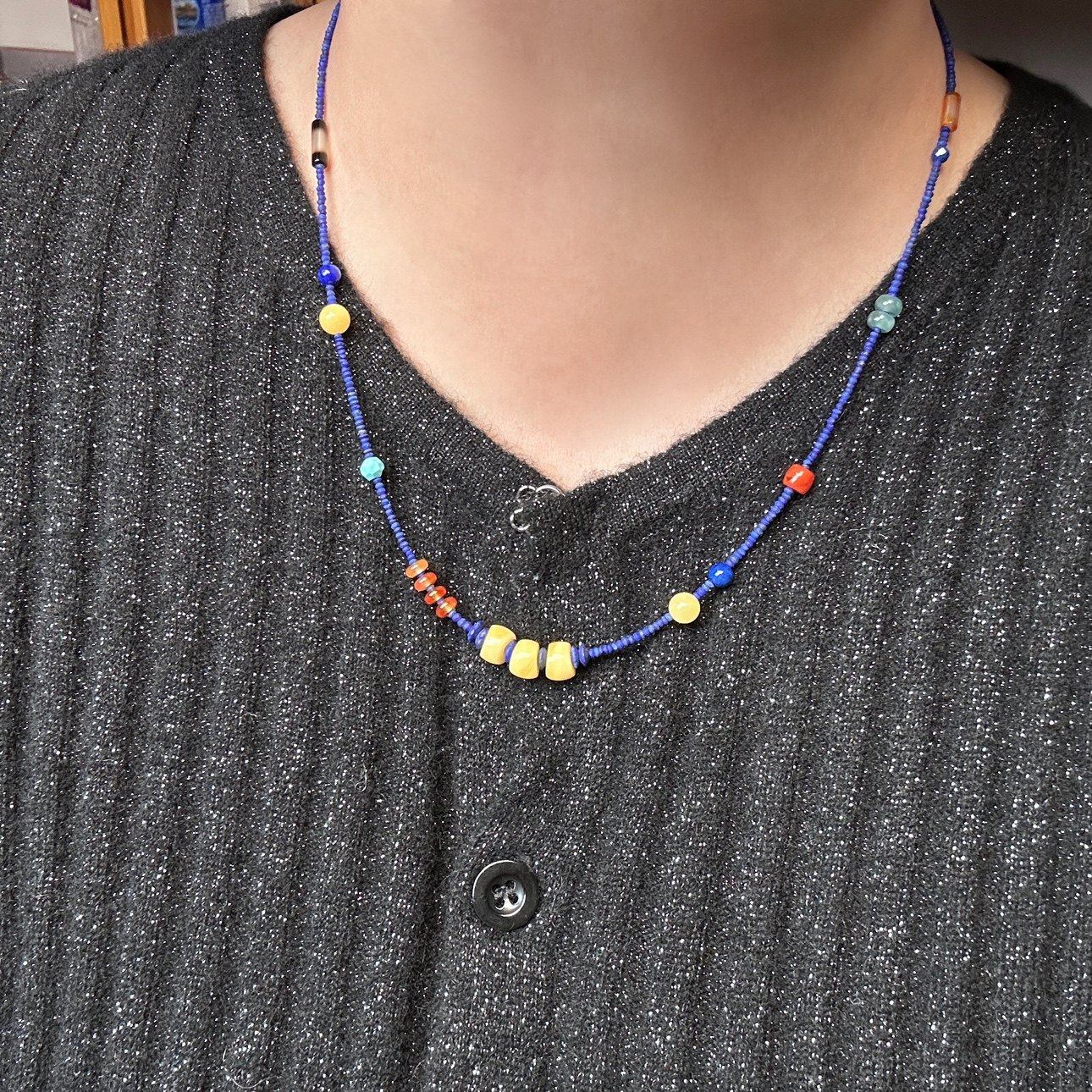 福青金石配蜜蜡南红翡翠玛瑙绿松石多宝项链原创设计手作颈首饰品,饰品/流行首饰/时尚饰品新,颈饰,淘宝优惠券,粉丝福利购,淘宝优惠卷