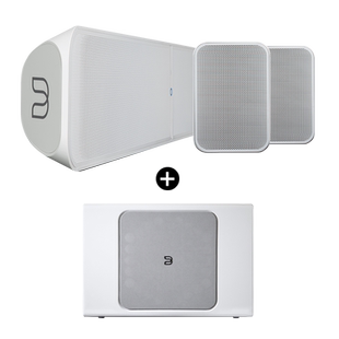 [低延迟可玩游戏 环绕无需布线]加拿大蓝调之声5.1家庭影院低音炮