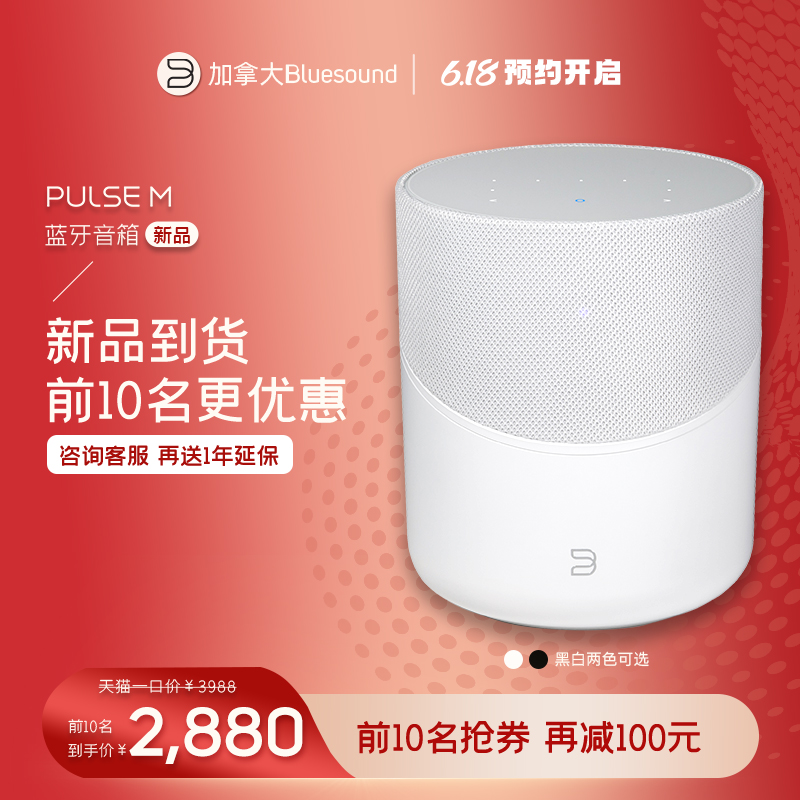 加拿大Bluesound NAD技术 Pulse M蓝牙智能音箱 无线w