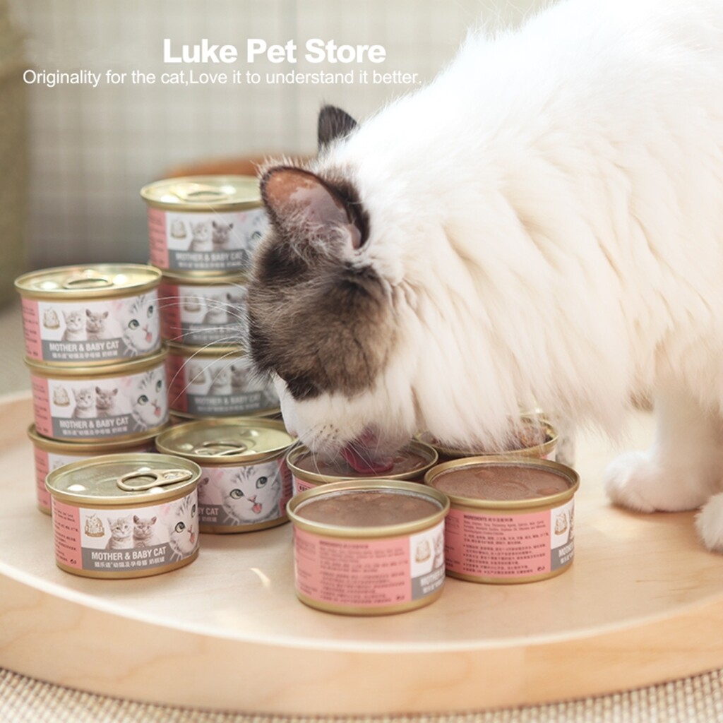 猫乐适慕斯奶糕猫罐头孕幼猫无谷猫咪零食营养补钙离乳期猫湿粮包