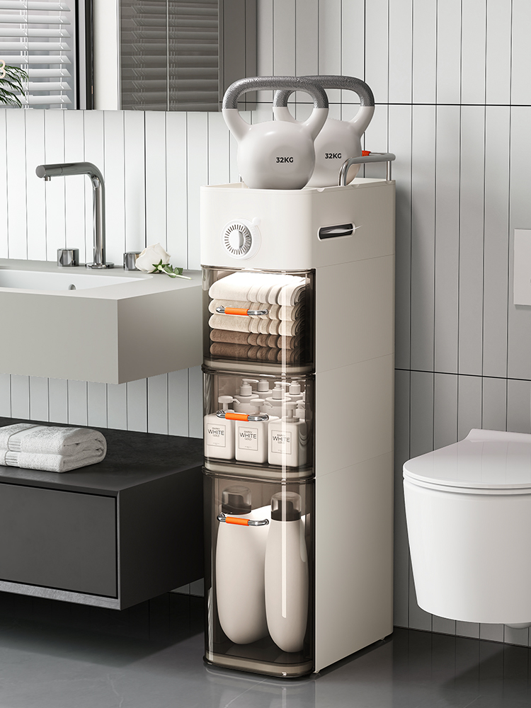 卫生间置物架浴室夹缝柜洗手间收纳柜厕所储物柜马桶侧边缝隙柜窄