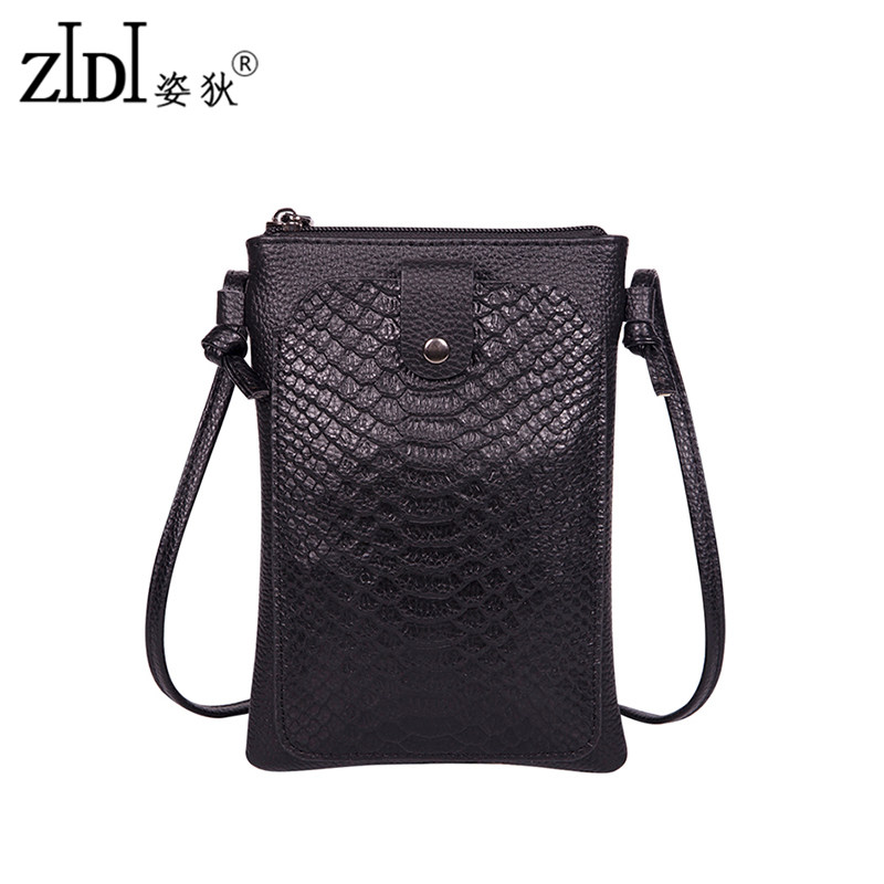 姿狄真皮手机包斜挎小包包2025上新时尚百搭单肩包迷你软皮零钱包